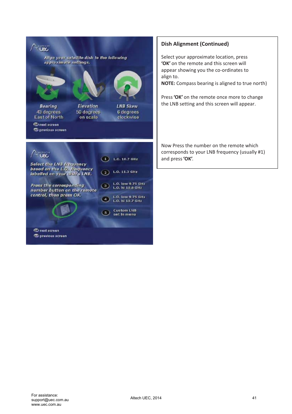 Altech UEC Integrated 32'' LED/LCD HD TV User Manual | Page 41 / 68