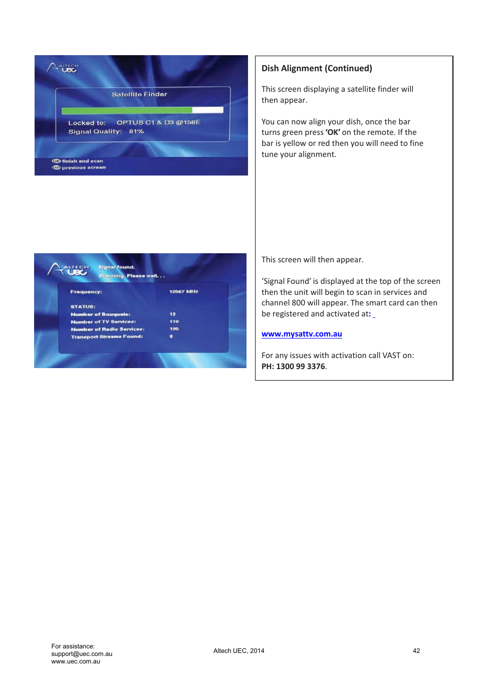 Altech UEC Integrated 32'' LED/LCD HD TV User Manual | Page 42 / 68