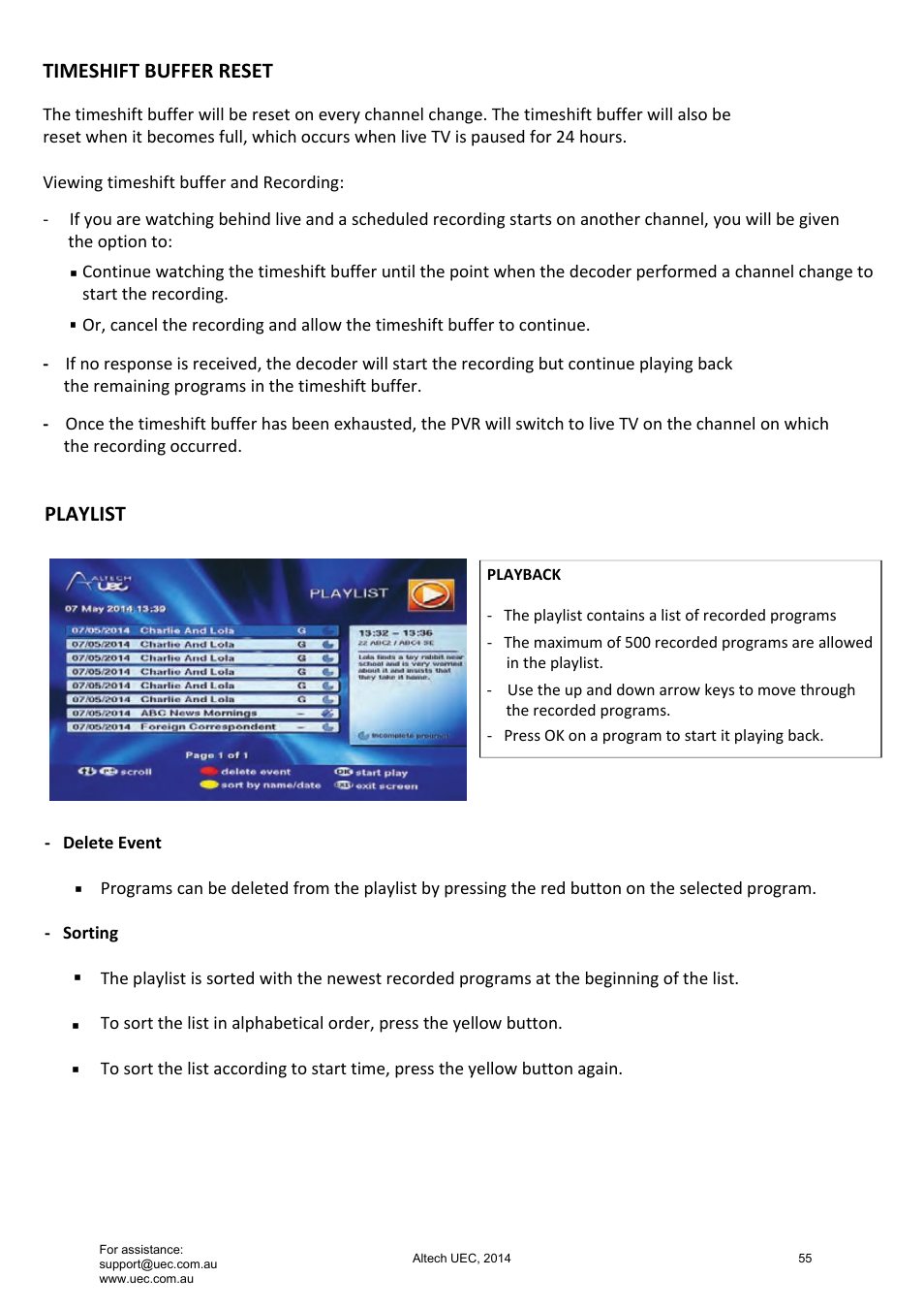 Altech UEC Integrated 32'' LED/LCD HD TV User Manual | Page 55 / 68