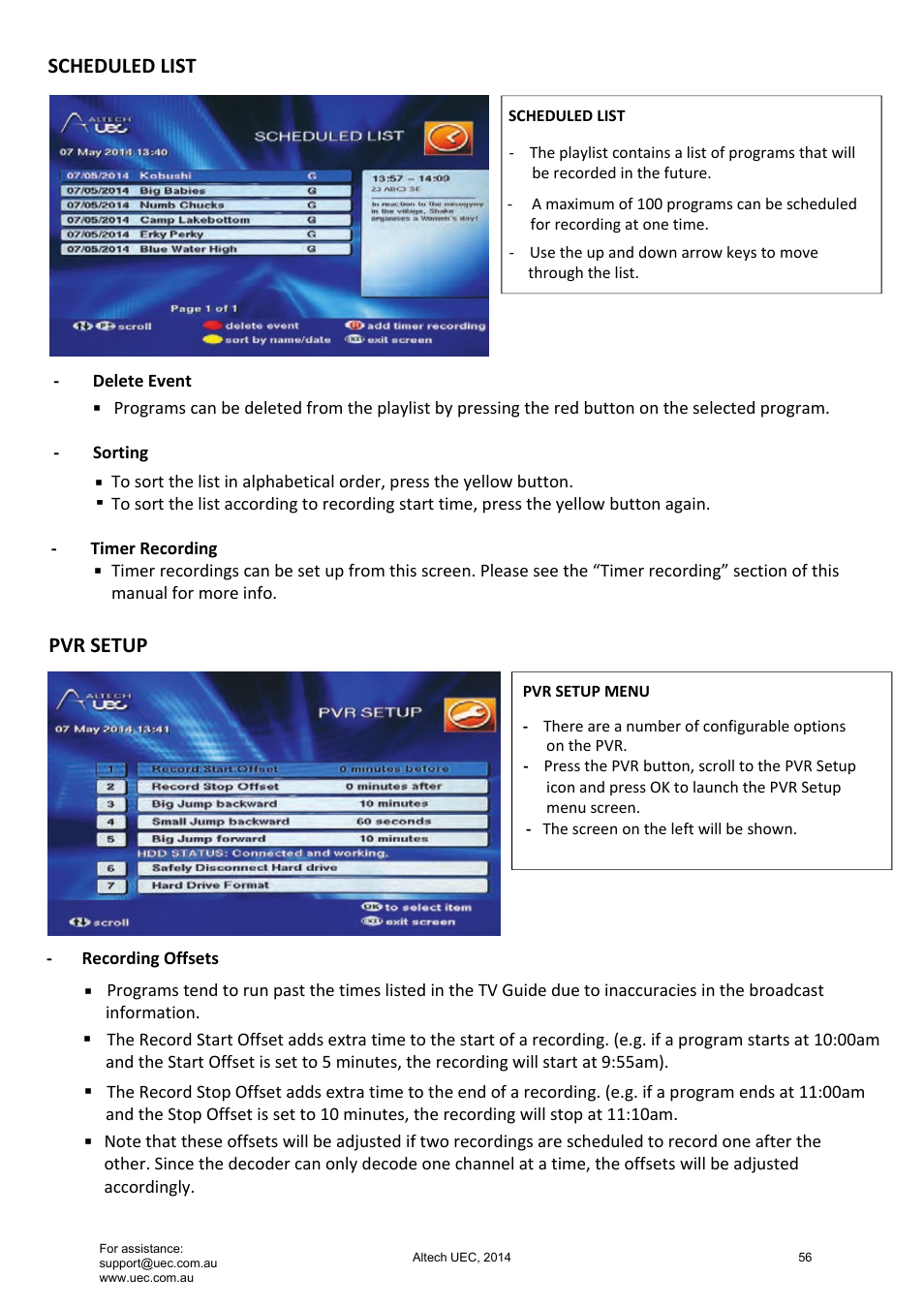 Sc u ist | Altech UEC Integrated 32'' LED/LCD HD TV User Manual | Page 56 / 68