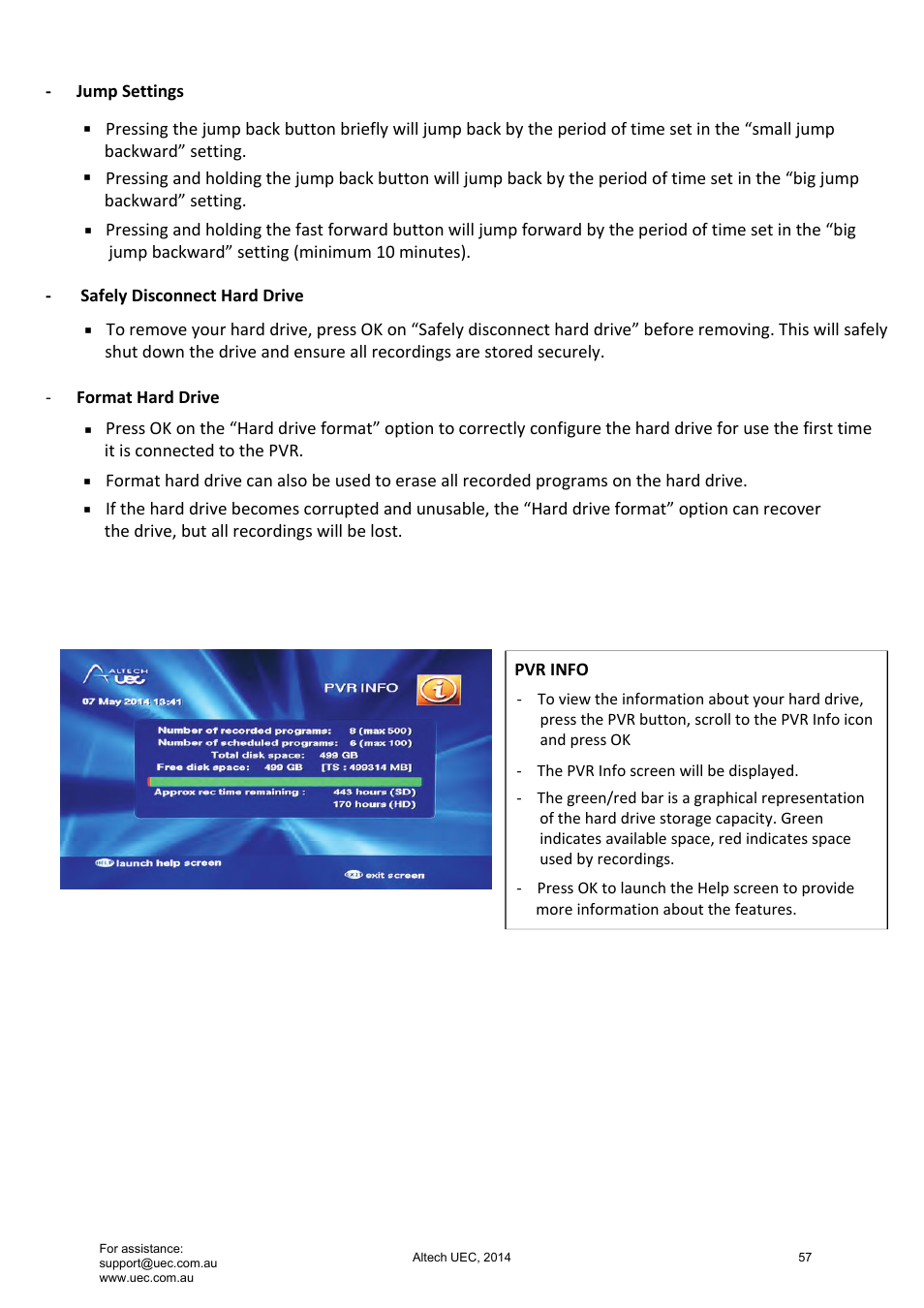 Altech UEC Integrated 32'' LED/LCD HD TV User Manual | Page 57 / 68