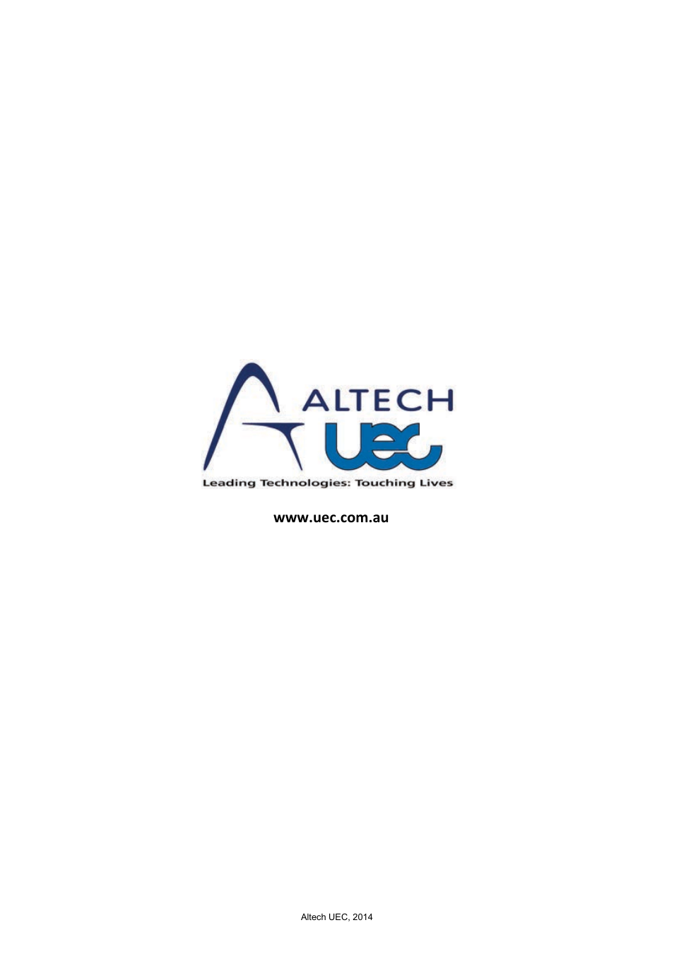 Altech UEC Integrated 32'' LED/LCD HD TV User Manual | Page 68 / 68