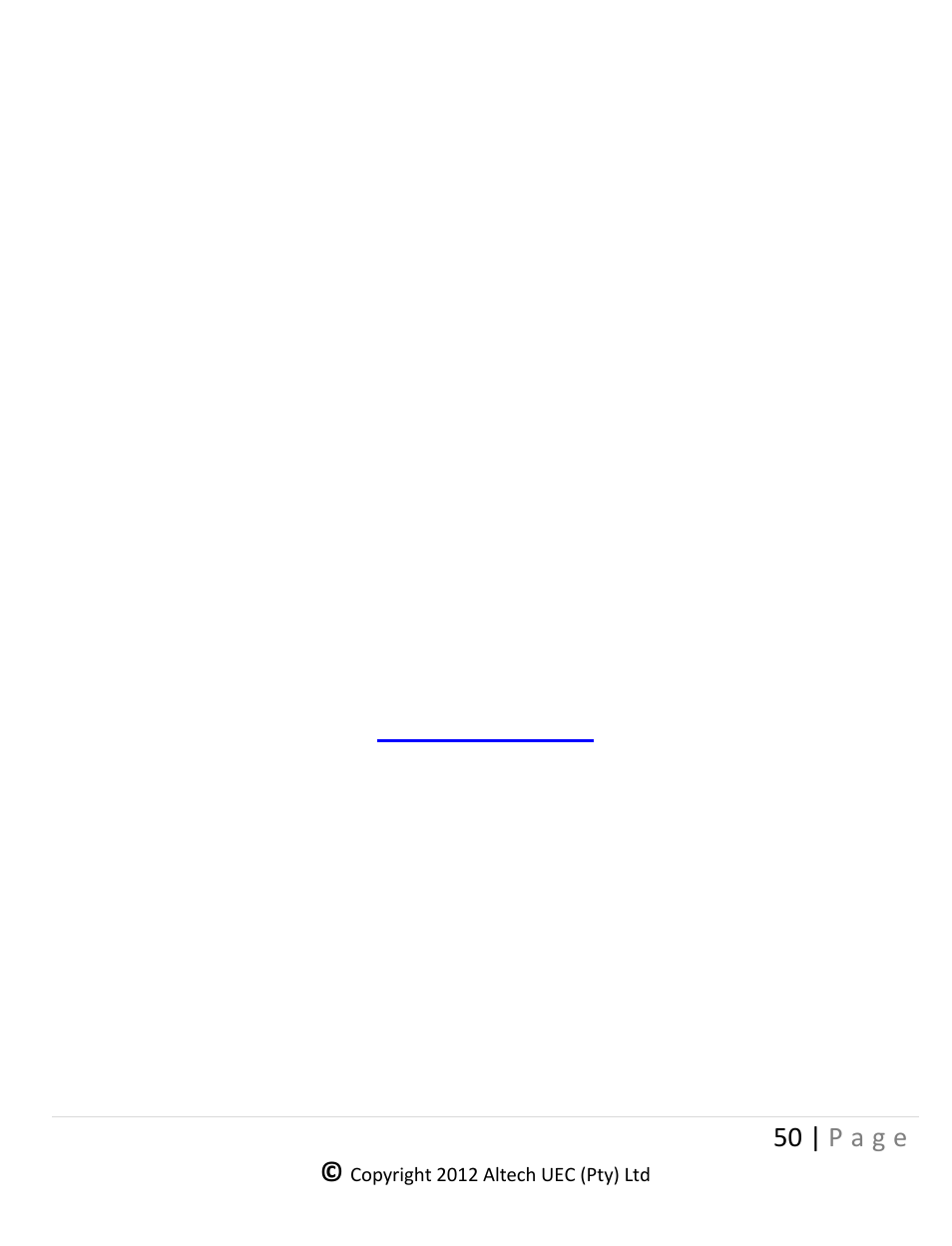 Altech UEC DSR 4639 User Manual | Page 50 / 50