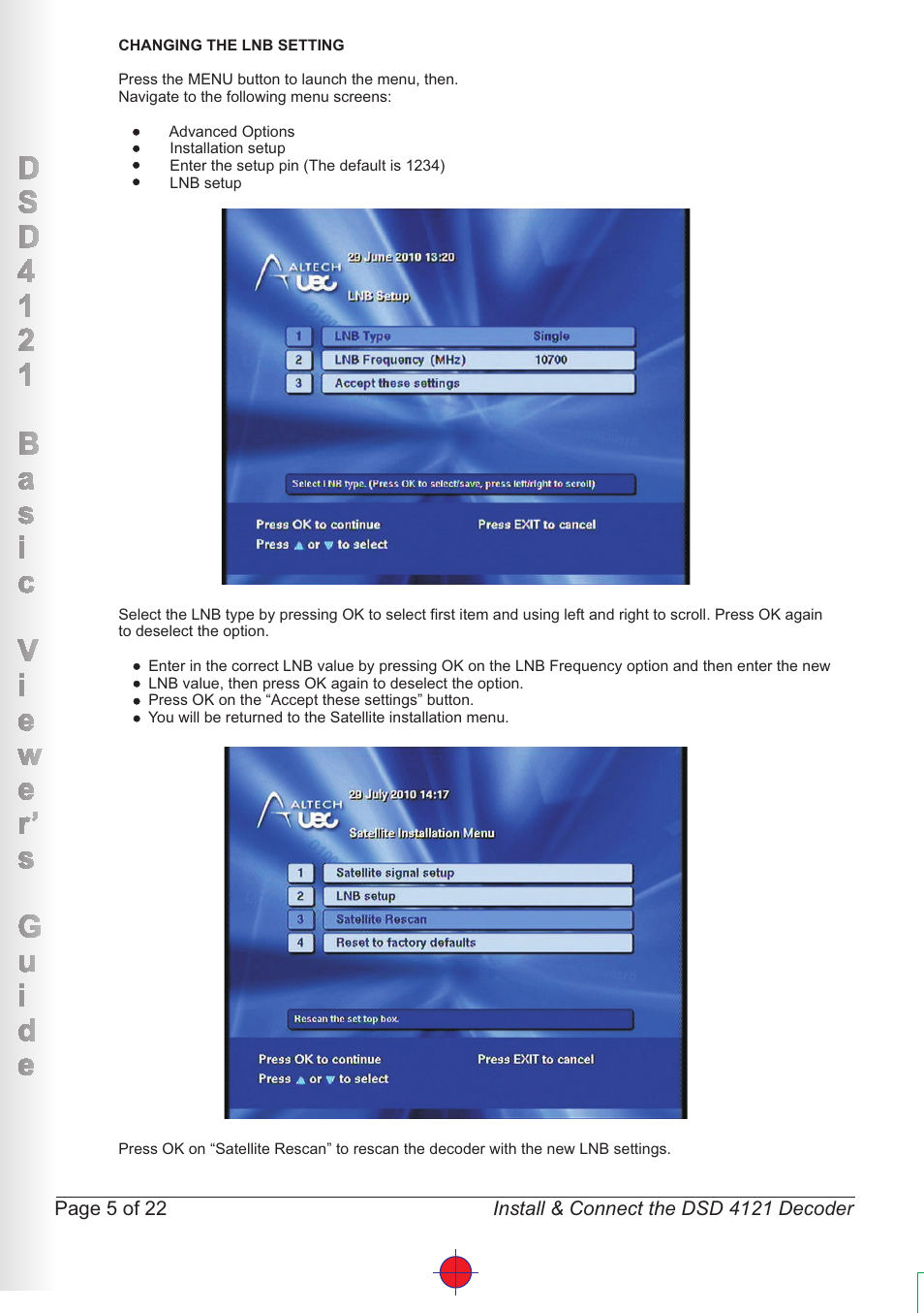 Page 5 of 22, Install & connect the dsd 4121 decoder | Altech UEC DSD4121RV User Manual | Page 6 / 23