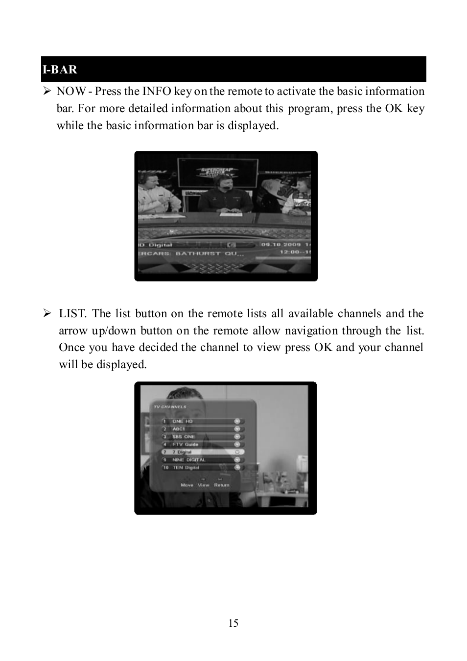 I-bar | Altech UEC DT 3900 User Manual | Page 15 / 27