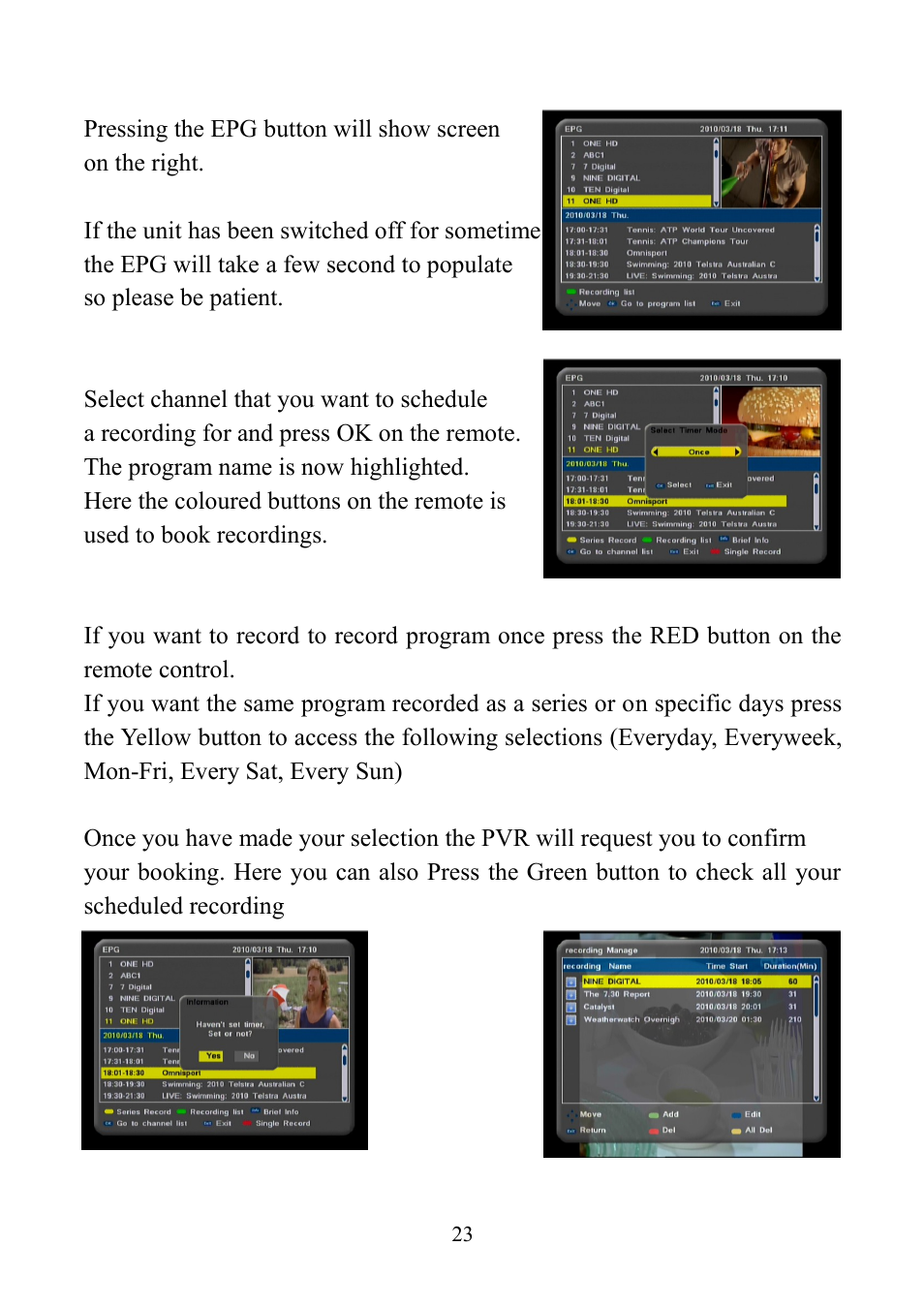 Altech UEC PVR6690 User Manual | Page 23 / 32