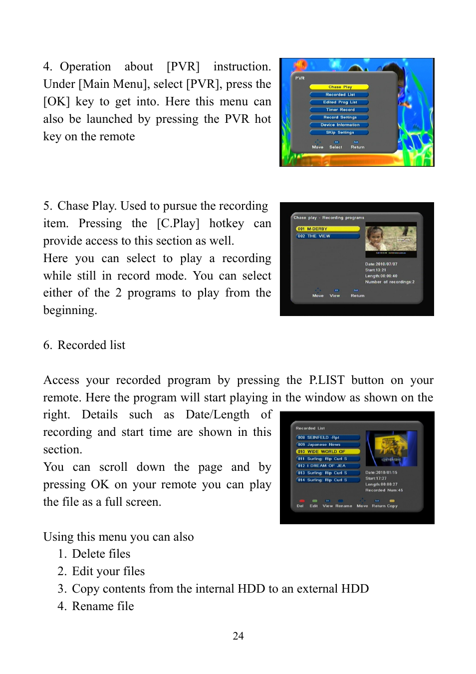 Altech UEC PVR6690 User Manual | Page 24 / 32