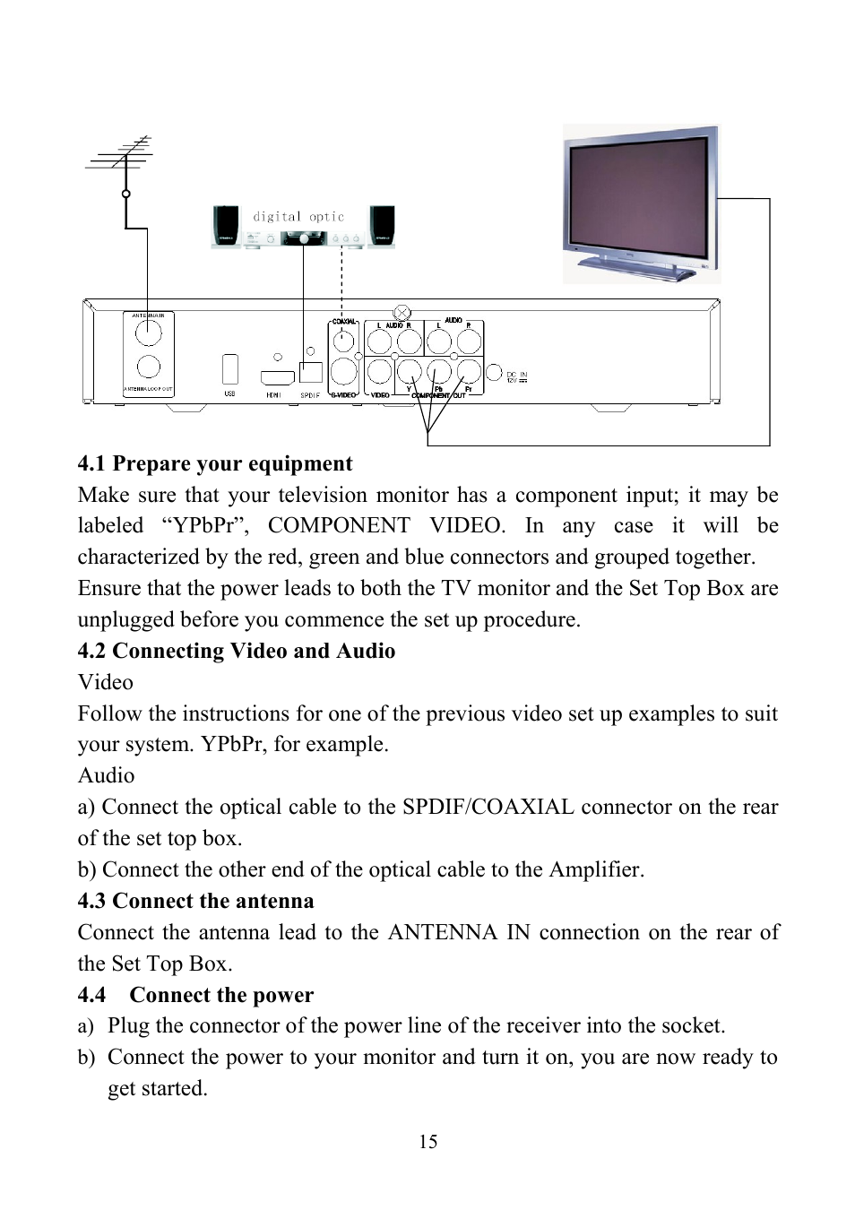 1 prepare your equipment | Altech UEC PVR6600 User Manual | Page 15 / 31