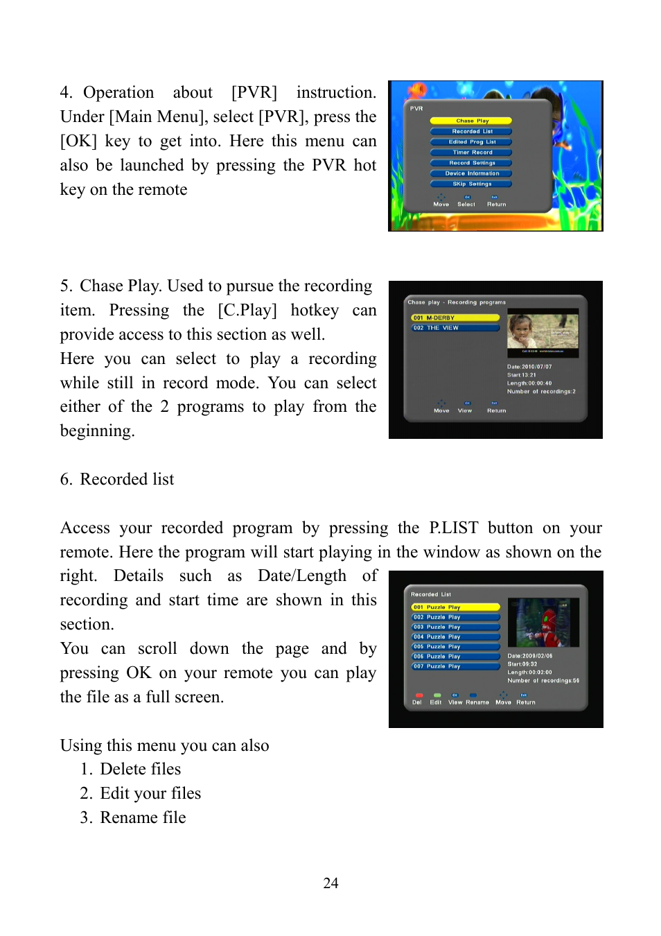 Altech UEC PVR6600 User Manual | Page 24 / 31