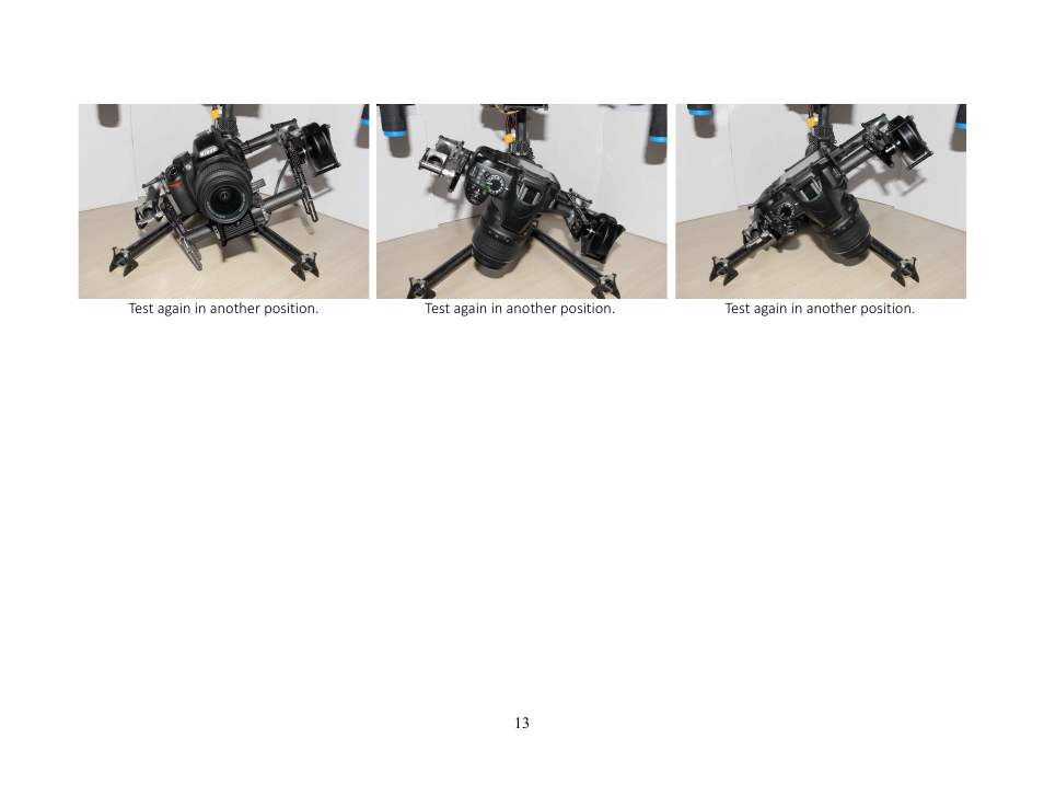 Alwarerc Lensman-Pro 3 Axis DSLR Brushless Gimbal (For Handheld/ DJIS800/ 1000) User Manual | Page 13 / 23