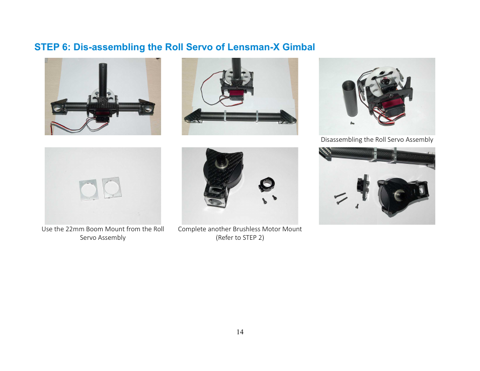 Alwarerc Brushless Upgrade Kit for Lensman-X 3-Axis Gimbal User Manual | Page 14 / 28