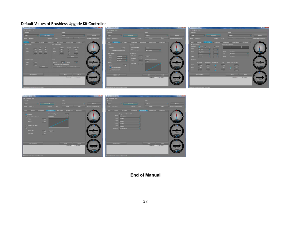 End of manual | Alwarerc Brushless Upgrade Kit for Lensman-X 3-Axis Gimbal User Manual | Page 28 / 28