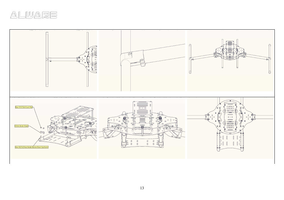 Alwarerc Cyclone X8 Octocopter Super Combo User Manual | Page 13 / 21