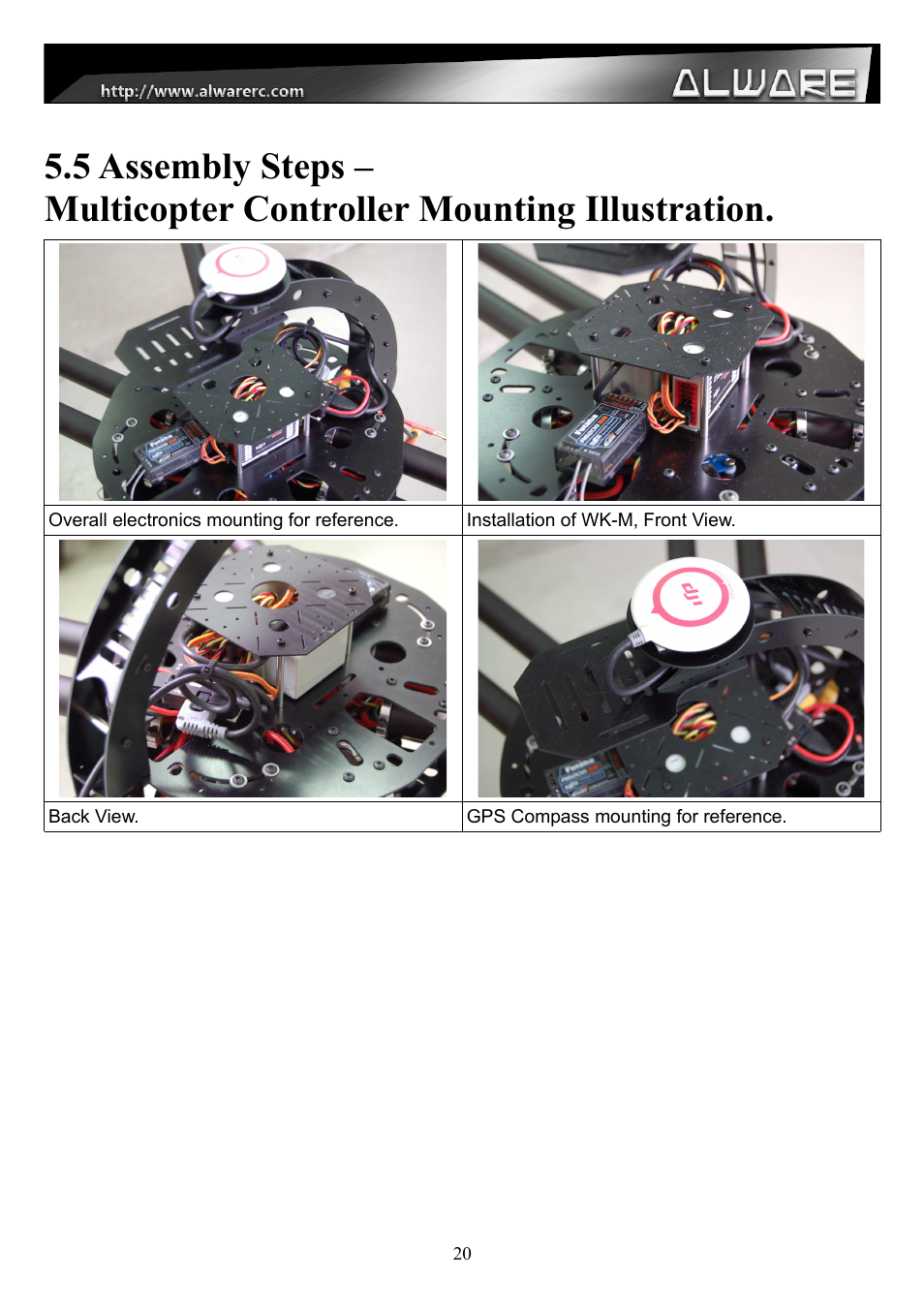 Alwarerc Streak 1000 OctoCopter Kit With APC Props User Manual | Page 20 / 25