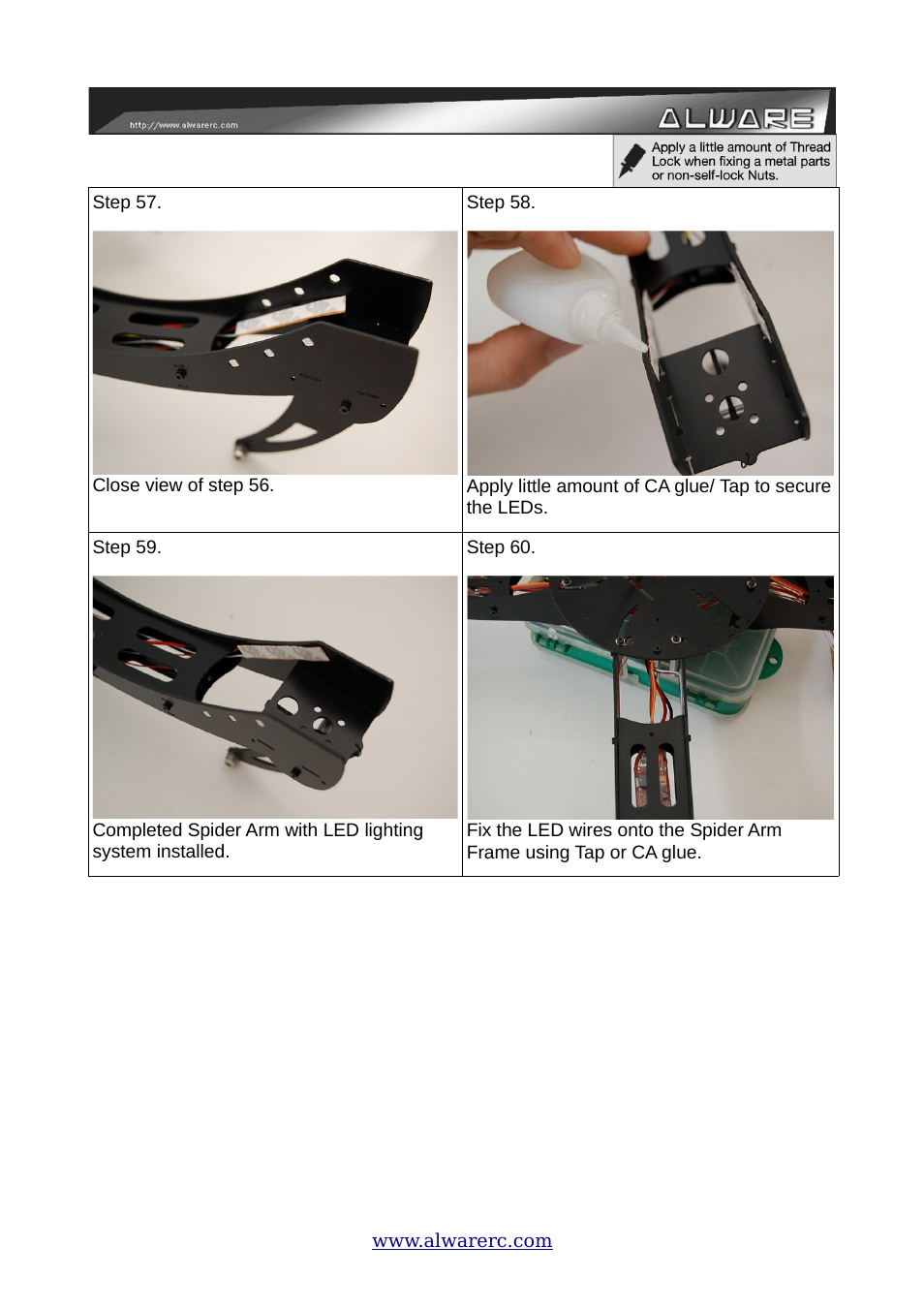 Alwarerc ALware Quad Flyer Spider 500 ( Kit Only ) User Manual | Page 19 / 32