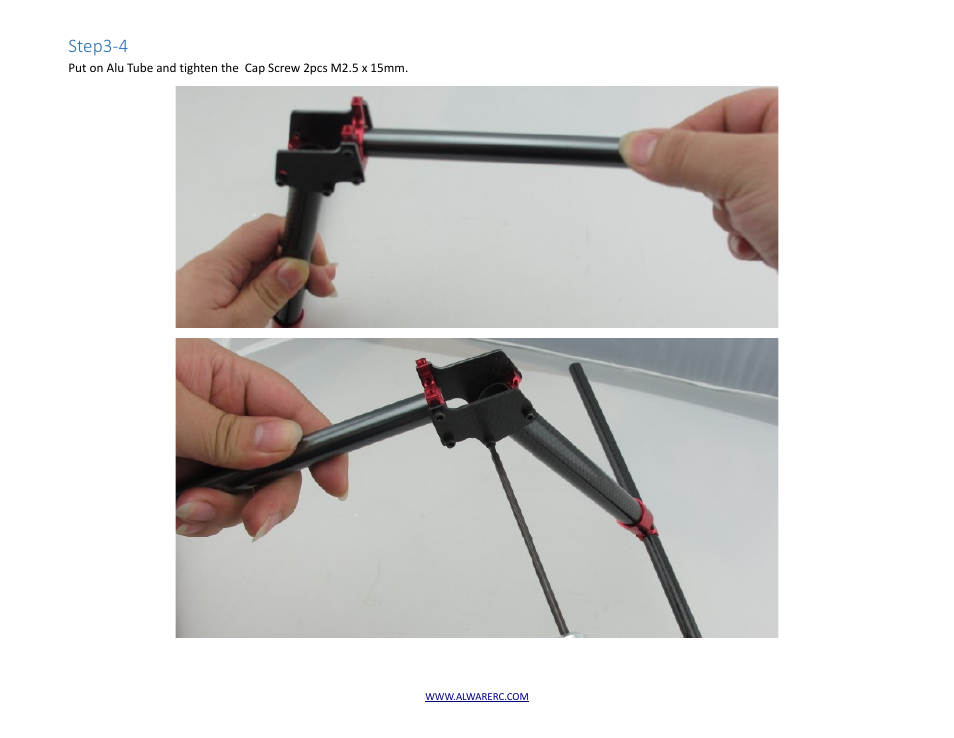 Step3-4 | Alwarerc Alware Landing Gear V2 for Multi Flyer 650 User Manual | Page 11 / 17