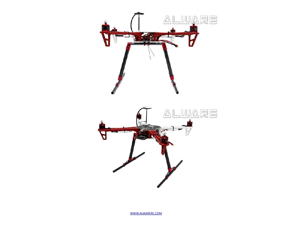 Alwarerc Alware Landing Gear V2 for Multi Flyer 650 User Manual | Page 17 / 17