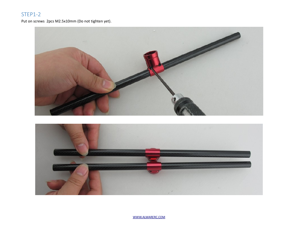 Step1-2 | Alwarerc Alware Landing Gear V2 for Multi Flyer 650 User Manual | Page 4 / 17