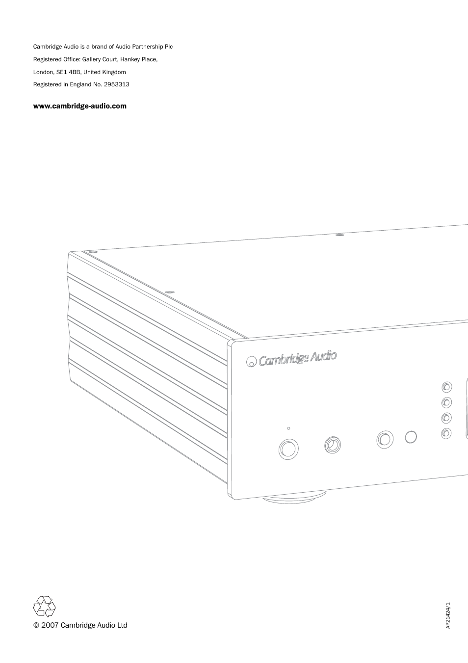 Cambridge Audio Azur 840EW User Manual | Page 16 / 16