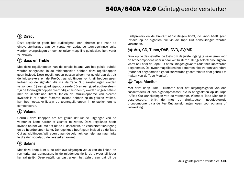 Cambridge Audio 540A User Manual | Page 101 / 148