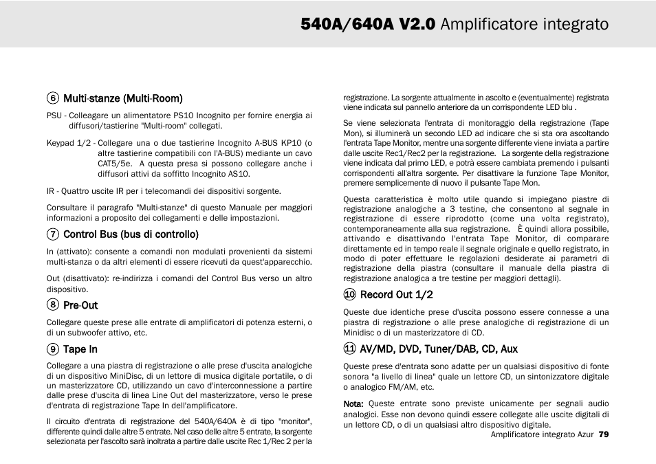 Cambridge Audio 540A User Manual | Page 79 / 148
