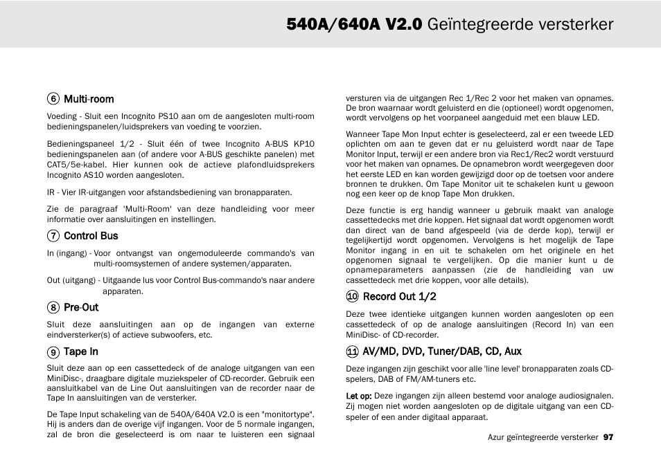 Cambridge Audio 540A User Manual | Page 97 / 148