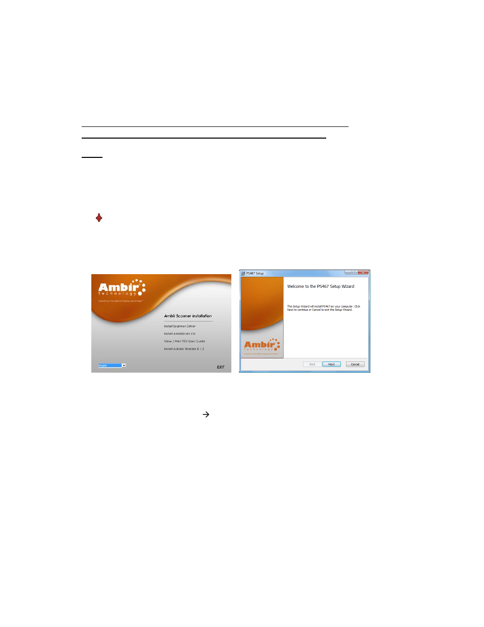 Installation of software & hardware | Ambir PS667 User Manual | Page 4 / 14