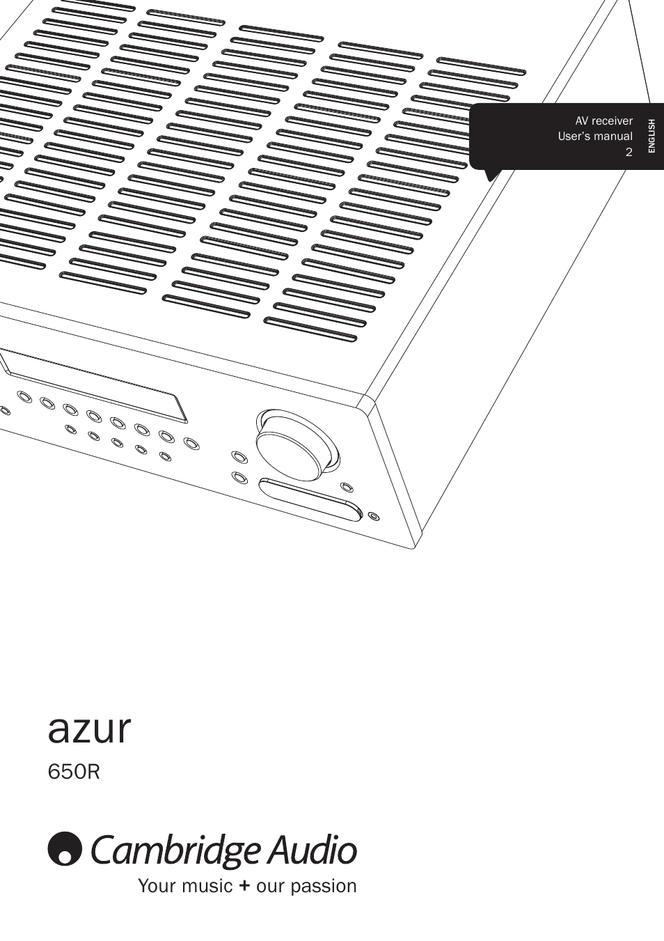 Cambridge Audio AZUR 650R User Manual | 32 pages