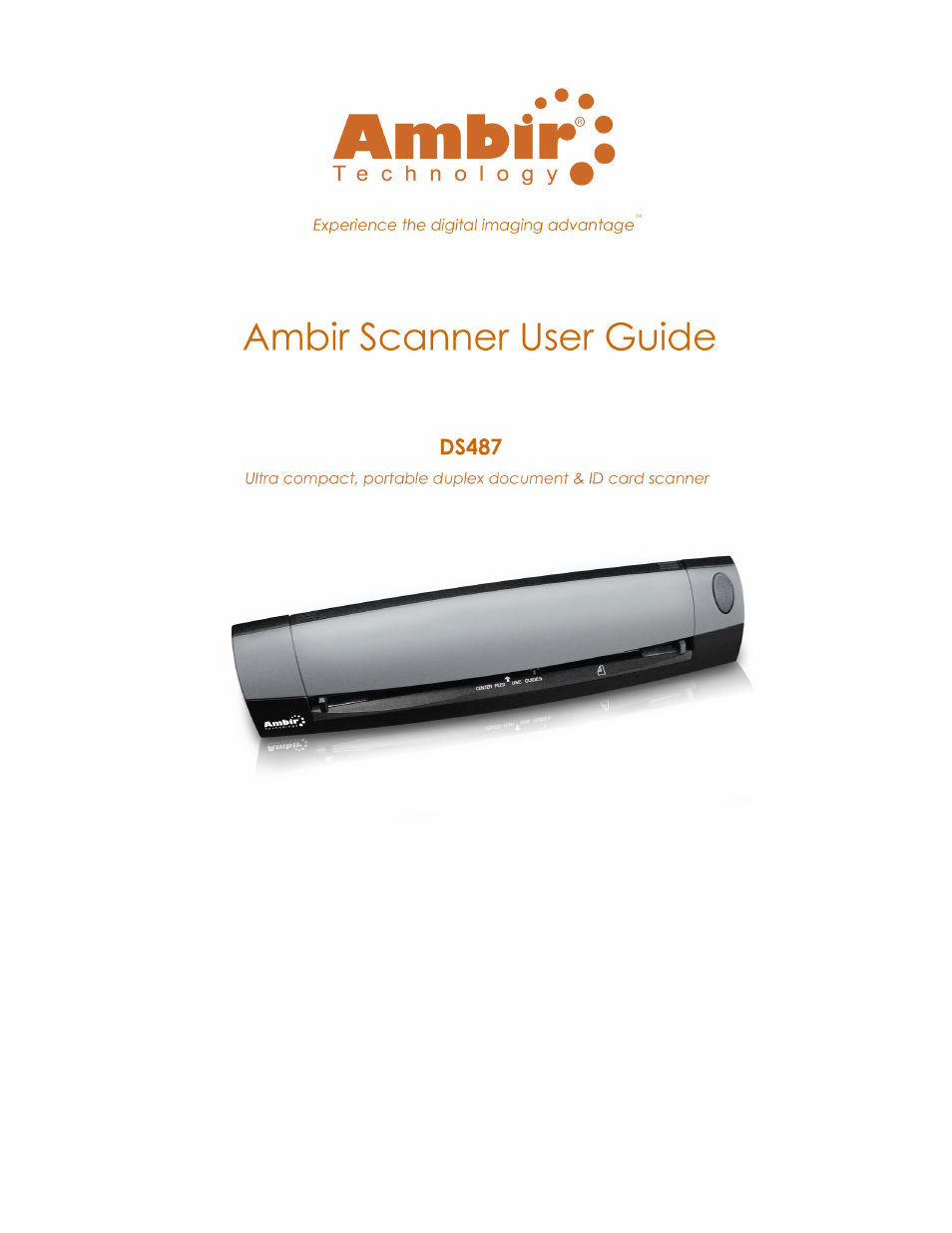Ambir TravelScan Pro Duplex User Manual | 14 pages