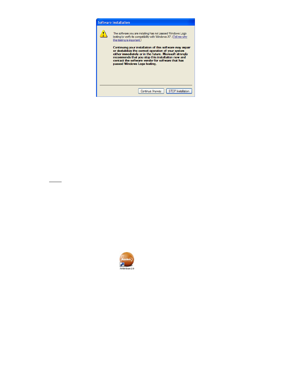 Initial calibration with ambirscan 2.0 | Ambir TravelScan Pro Duplex User Manual | Page 8 / 14