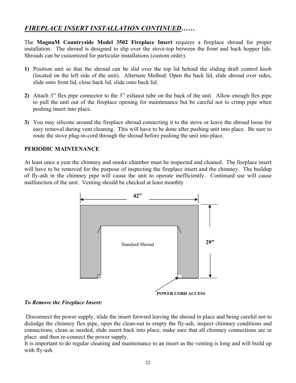 American Energy Systems MagnuM Countryside User Manual | Page 22 / 44