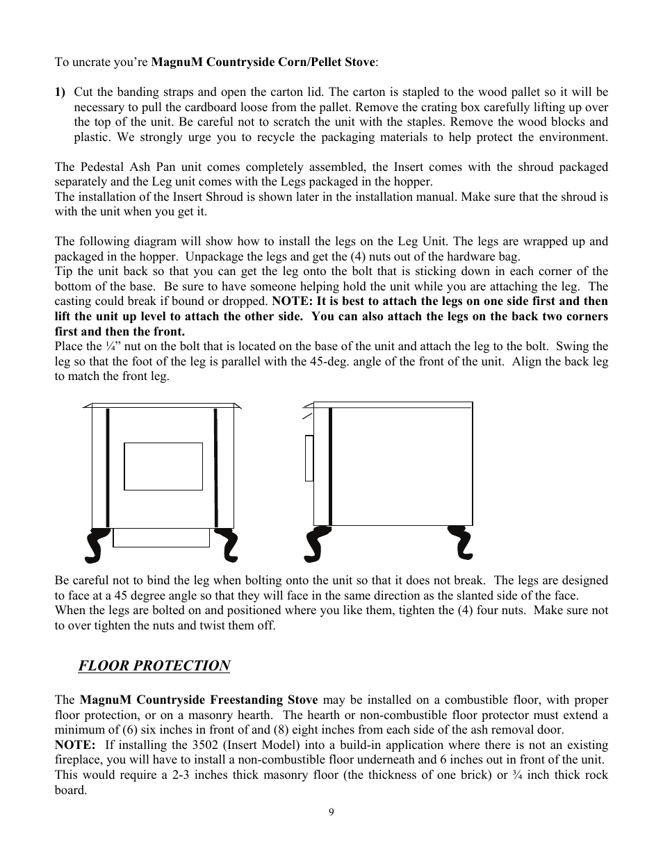 American Energy Systems MagnuM Countryside User Manual | Page 9 / 44
