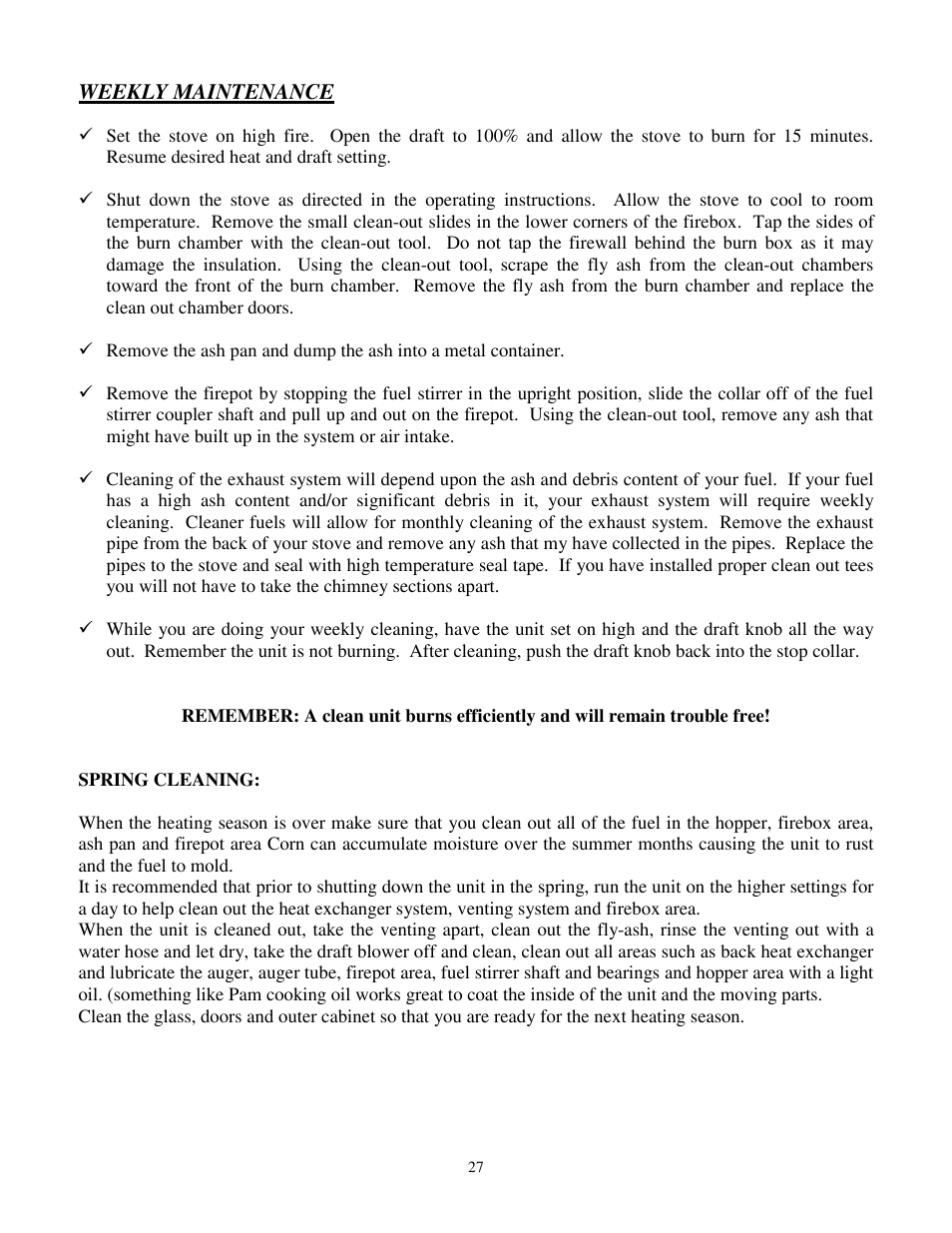 American Energy Systems MagnuM Countryside User Manual | Page 27 / 39