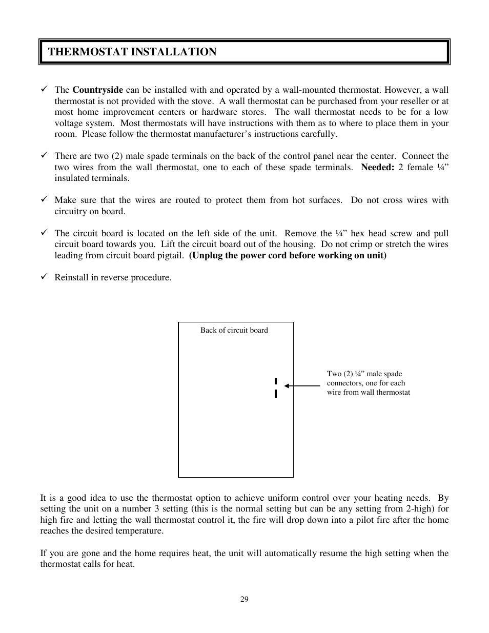 American Energy Systems MagnuM Countryside User Manual | Page 29 / 39