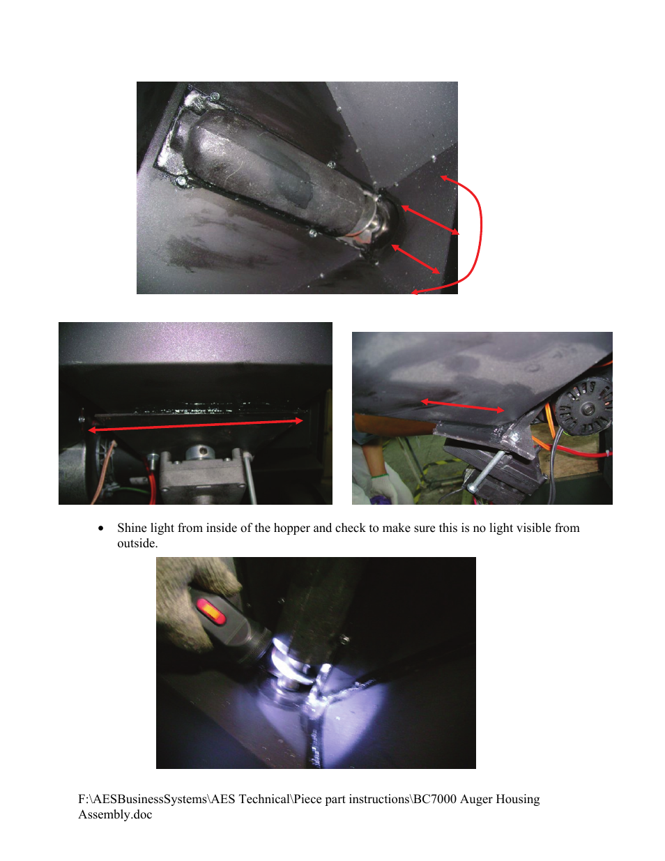 American Energy Systems BC7000 Auger Housing User Manual | Page 5 / 9