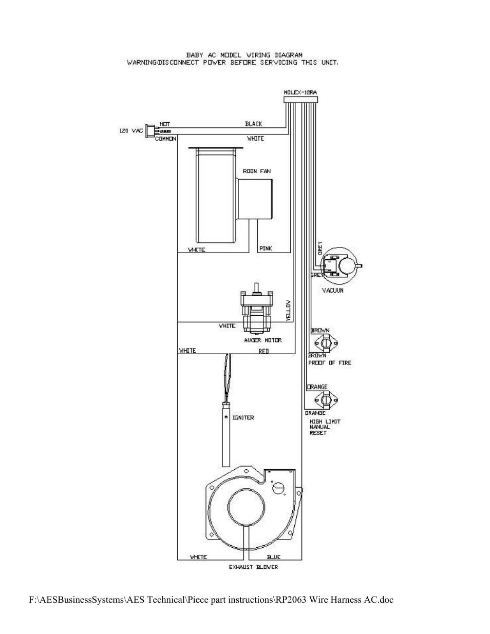 American Energy Systems RP2063 AC Wire Harness User Manual | Page 2 / 2