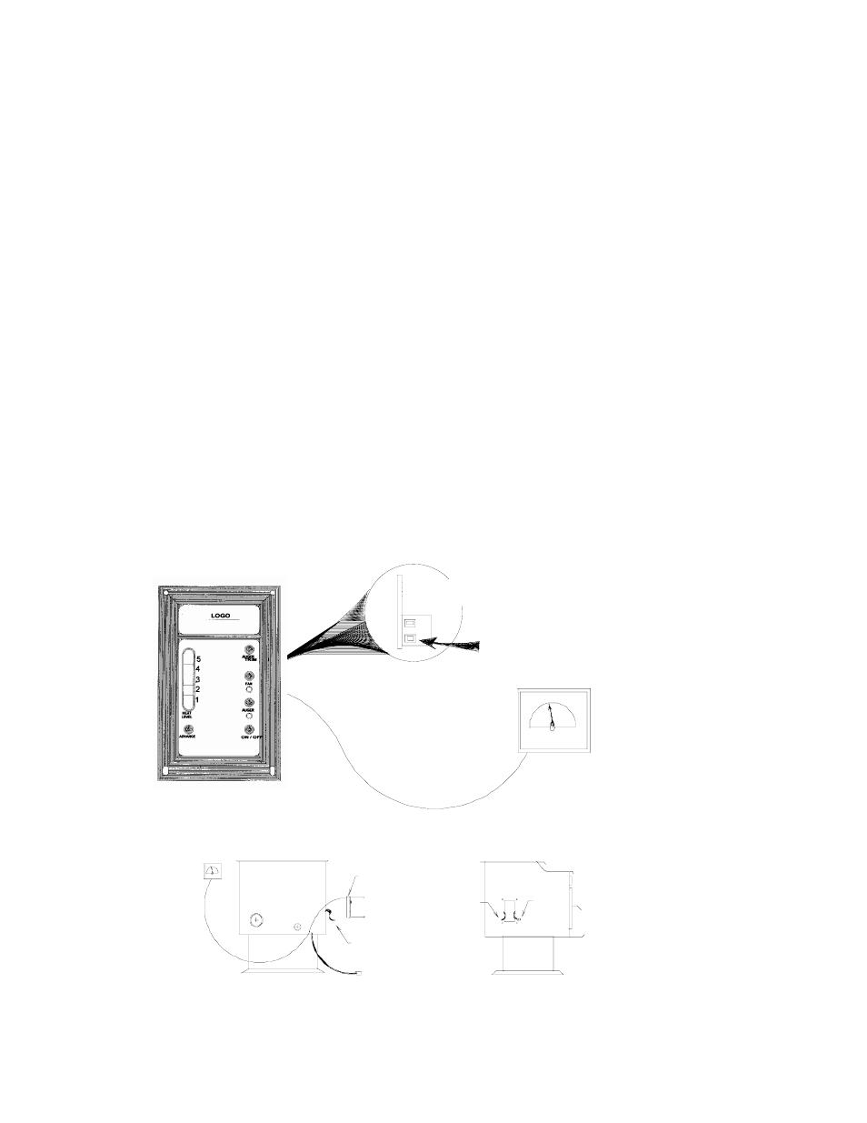 Ac control panel/thermostat hook-up | American Energy Systems MagnuM Baby Countryside User Manual | Page 19 / 43