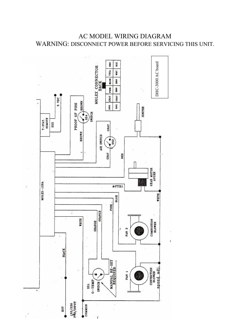 Ac model wiring diagram warning | American Energy Systems MagnuM Winchester User Manual | Page 41 / 52