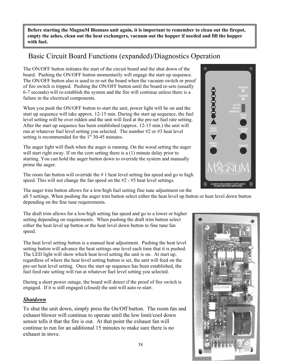 American Energy Systems MagnuM Winchester User Manual | Page 38 / 49