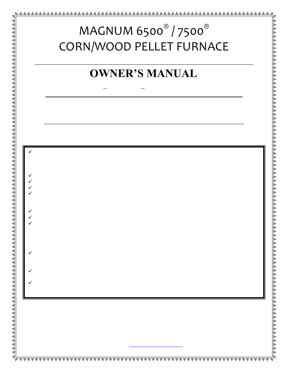 American Energy Systems MagnuM 7500 User Manual | 44 pages