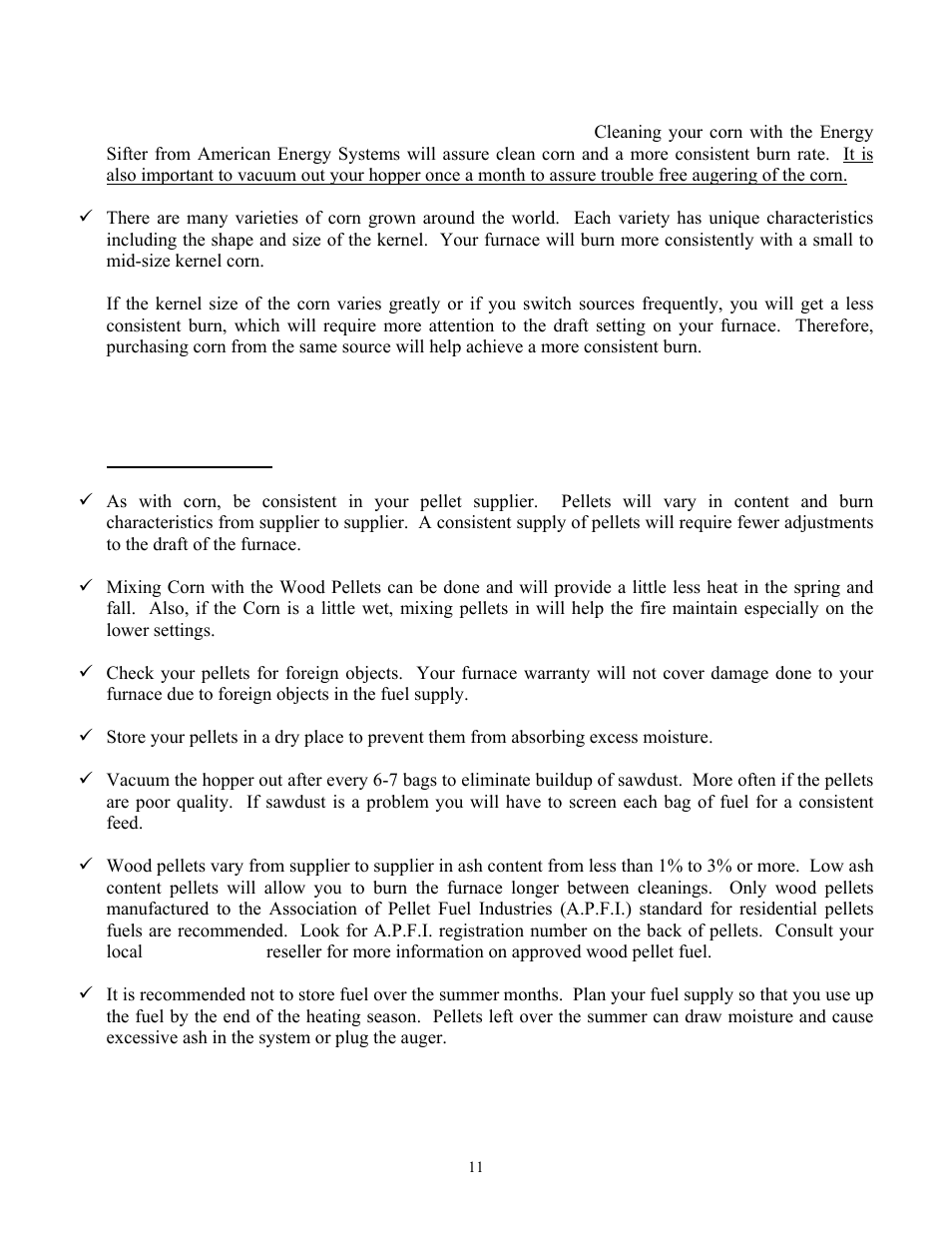 American Energy Systems MagnuM 7500 User Manual | Page 11 / 43