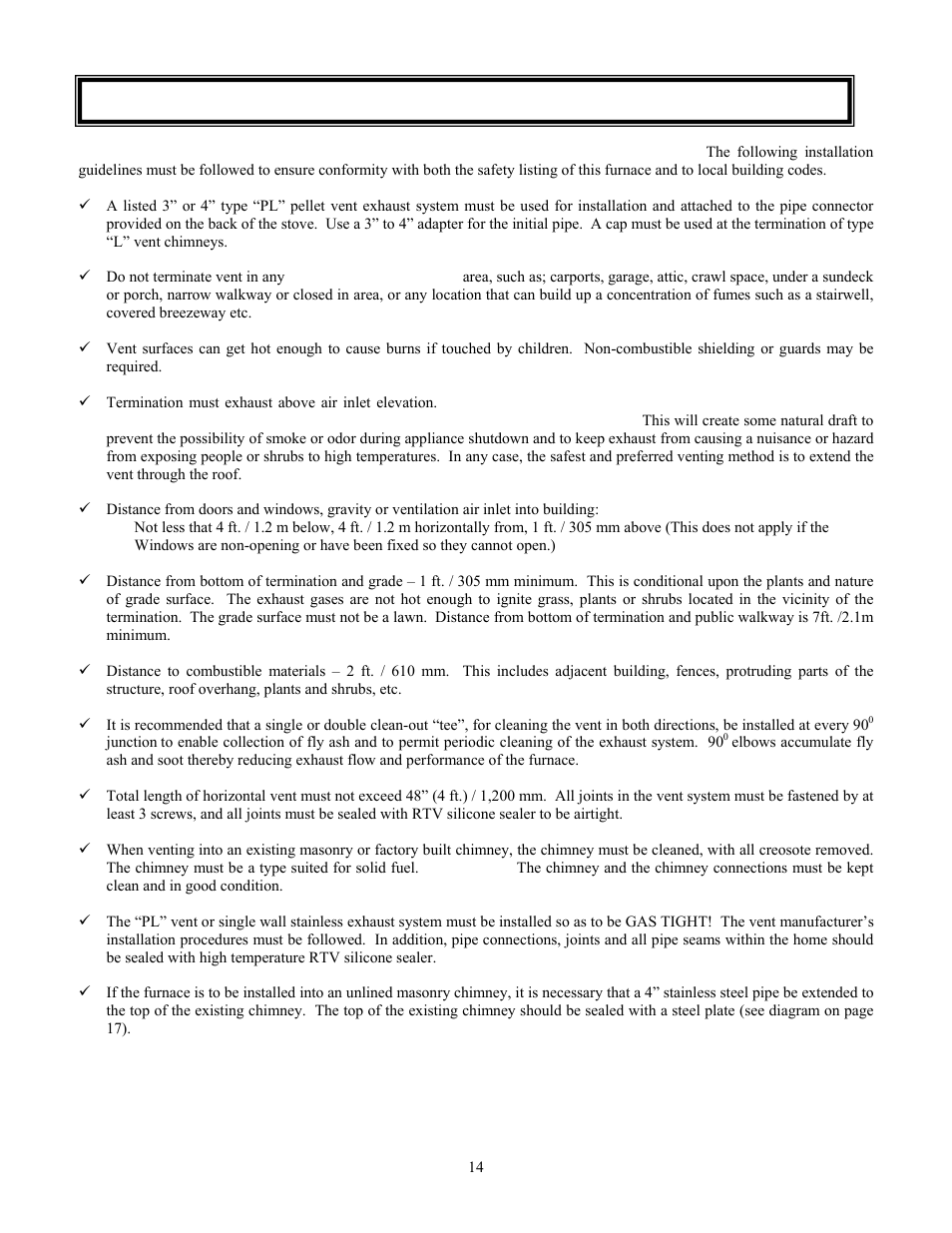 Guidelines for exhaust venting systems design | American Energy Systems MagnuM 7500 User Manual | Page 14 / 43