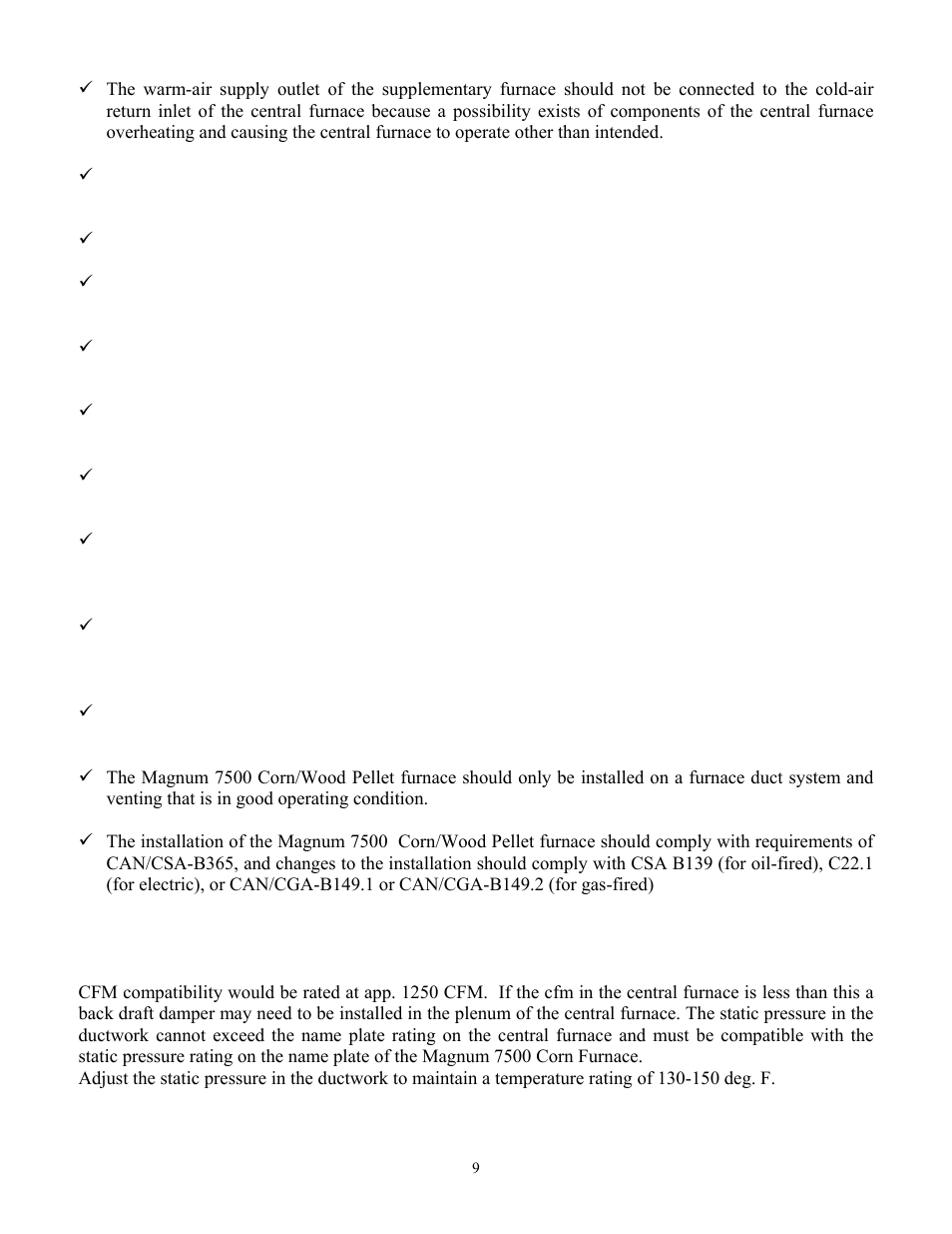 American Energy Systems MagnuM 7500 User Manual | Page 9 / 43