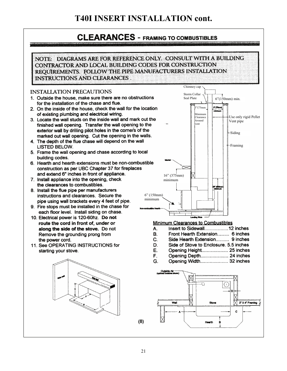 T40i insert installation cont | American Energy Systems MagnuM T40 User Manual | Page 21 / 50