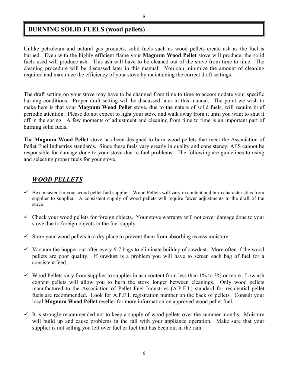 American Energy Systems MagnuM T40 User Manual | Page 6 / 50