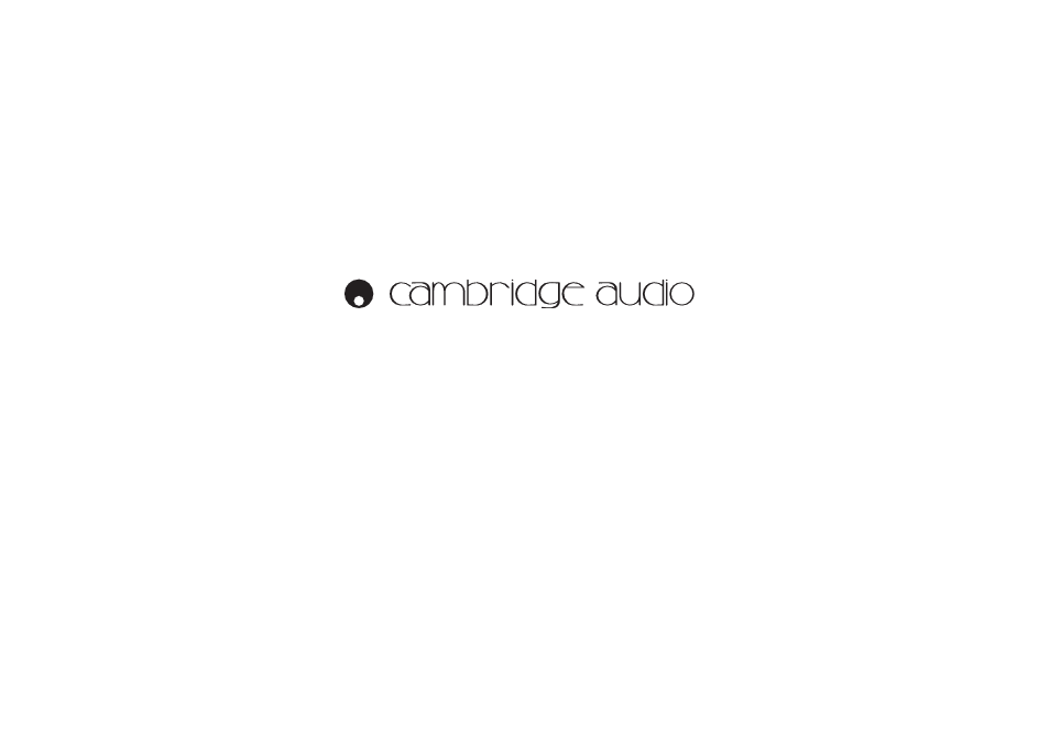 Cambridge Audio D-Series User Manual | Page 8 / 8