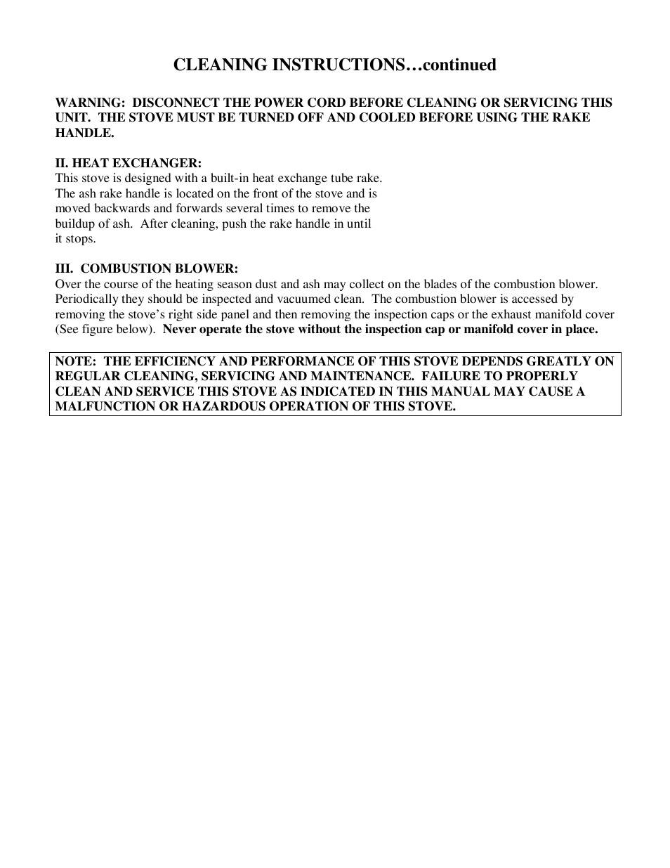 Cleaning instructions…continued | American Energy Systems MagnuM T40 User Manual | Page 16 / 19