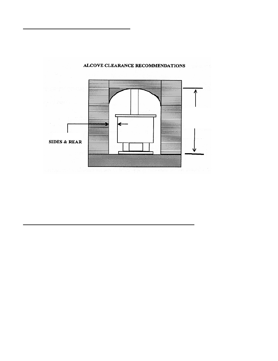 Freestanding stove installation requirements | American Energy Systems MagnuM T40 User Manual | Page 14 / 31