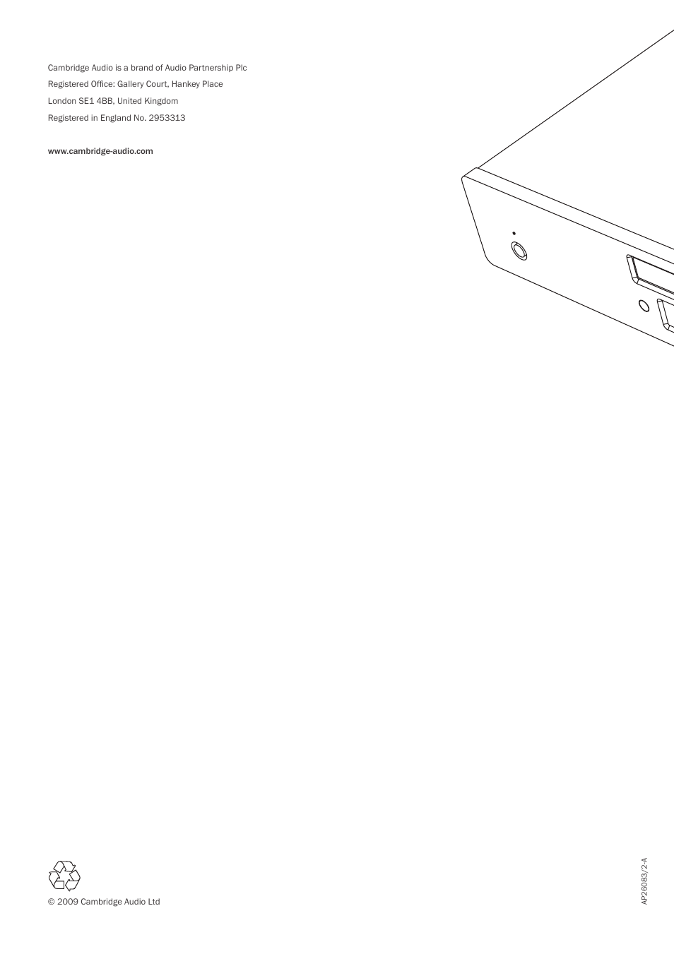 Cambridge Audio AZUR 650BD User Manual | Page 34 / 34