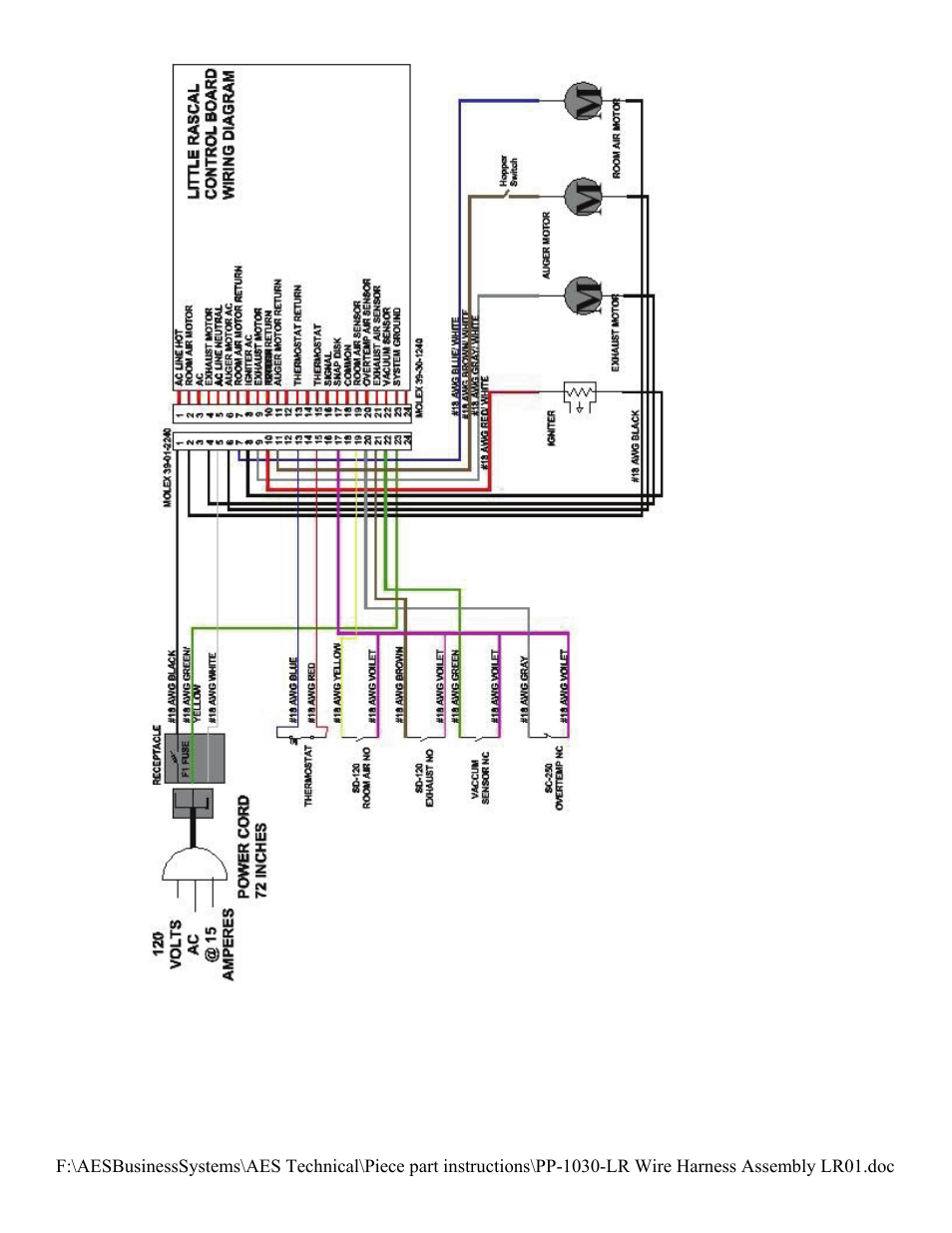 American Energy Systems PP-1030-LR Wire Harness User Manual | Page 3 / 3